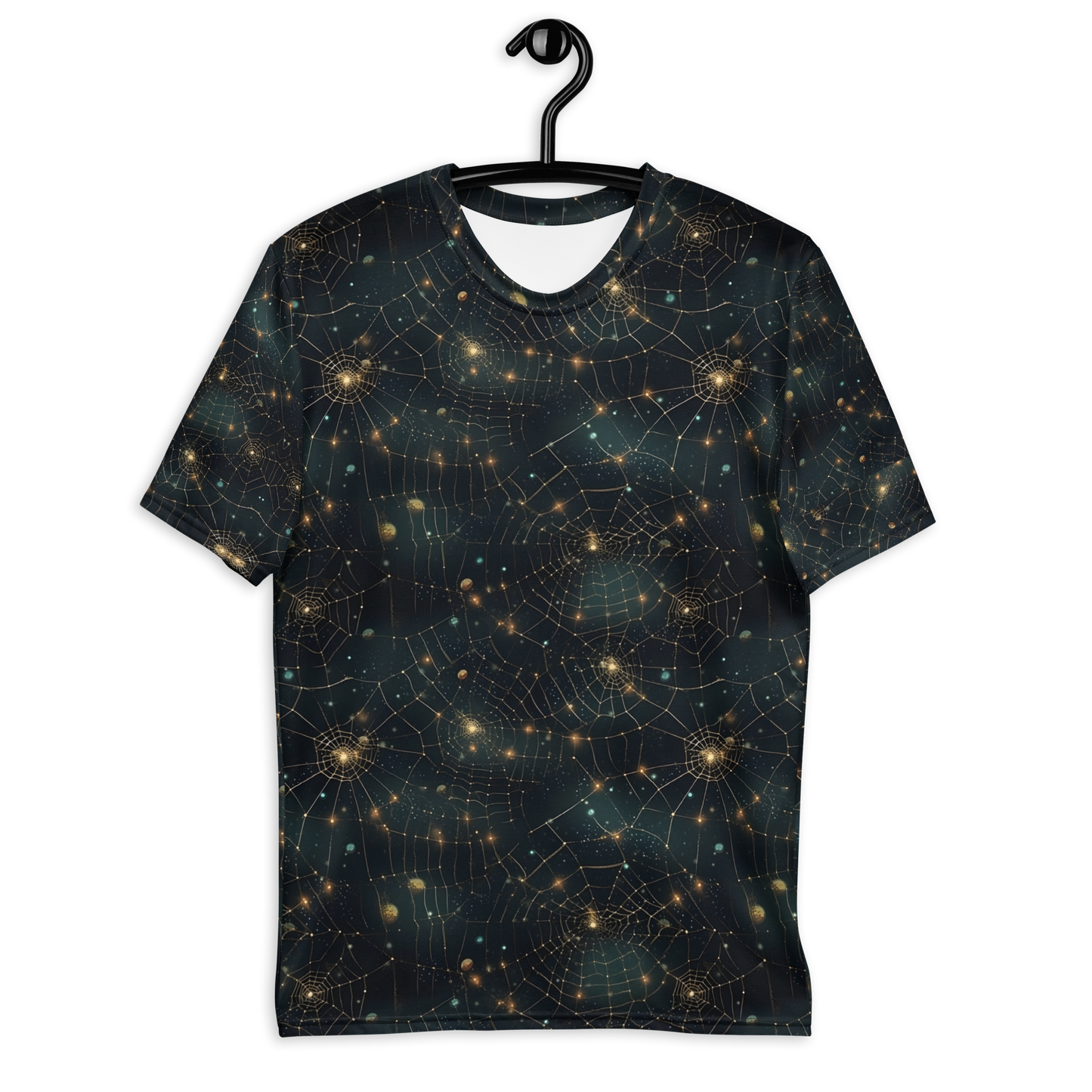 Cosmic Spider Web Pattern Men's t-shirt