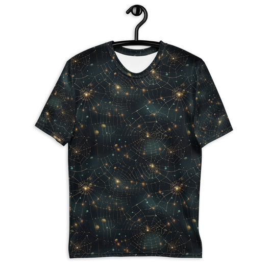 Cosmic Spider Web Pattern Men's t-shirt