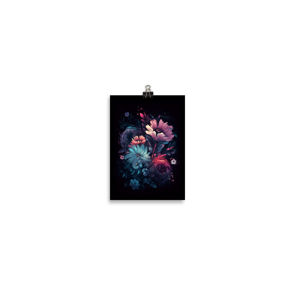 Floral Nebula Poster