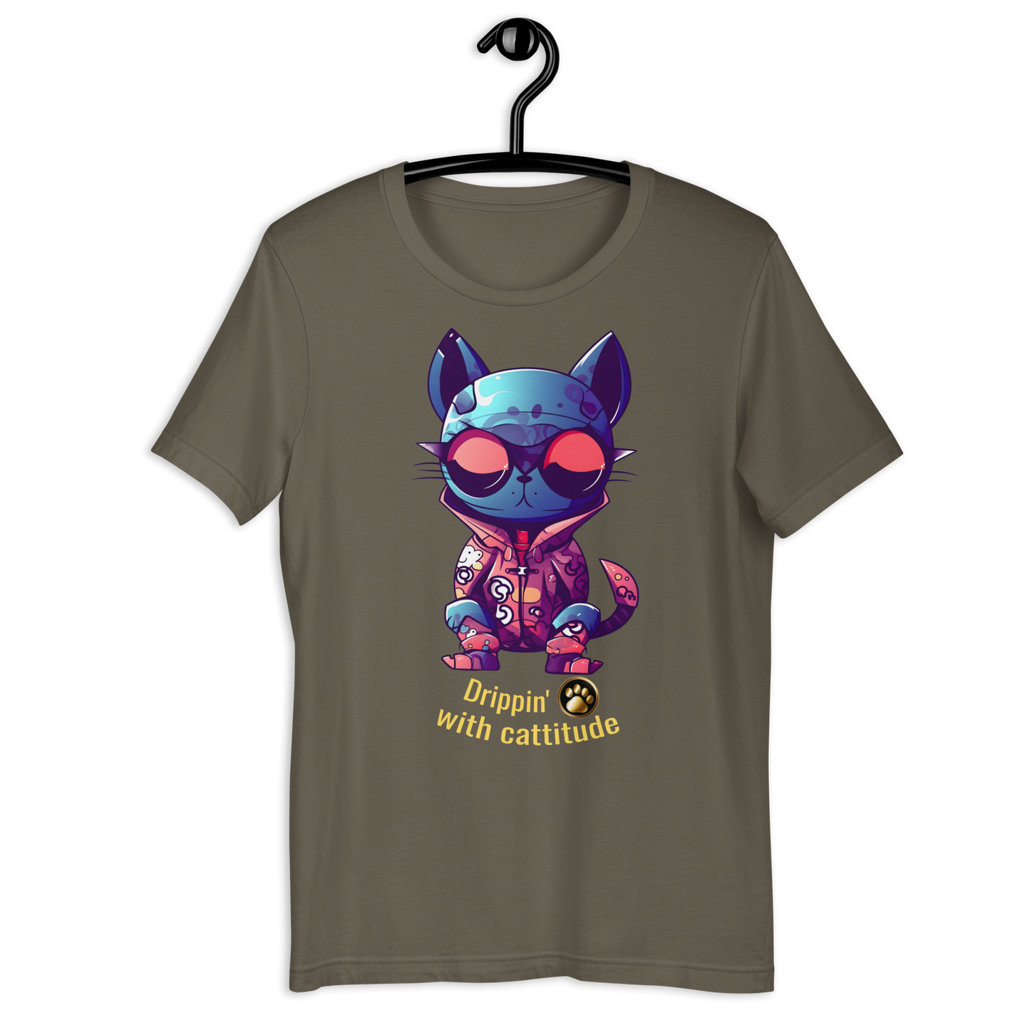 Cat Drip Unisex t-shirt