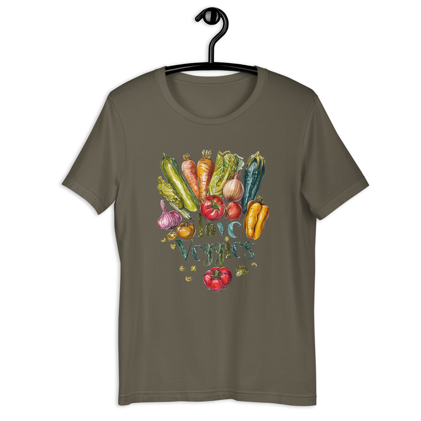 I Love Veggies Unisex t-shirt