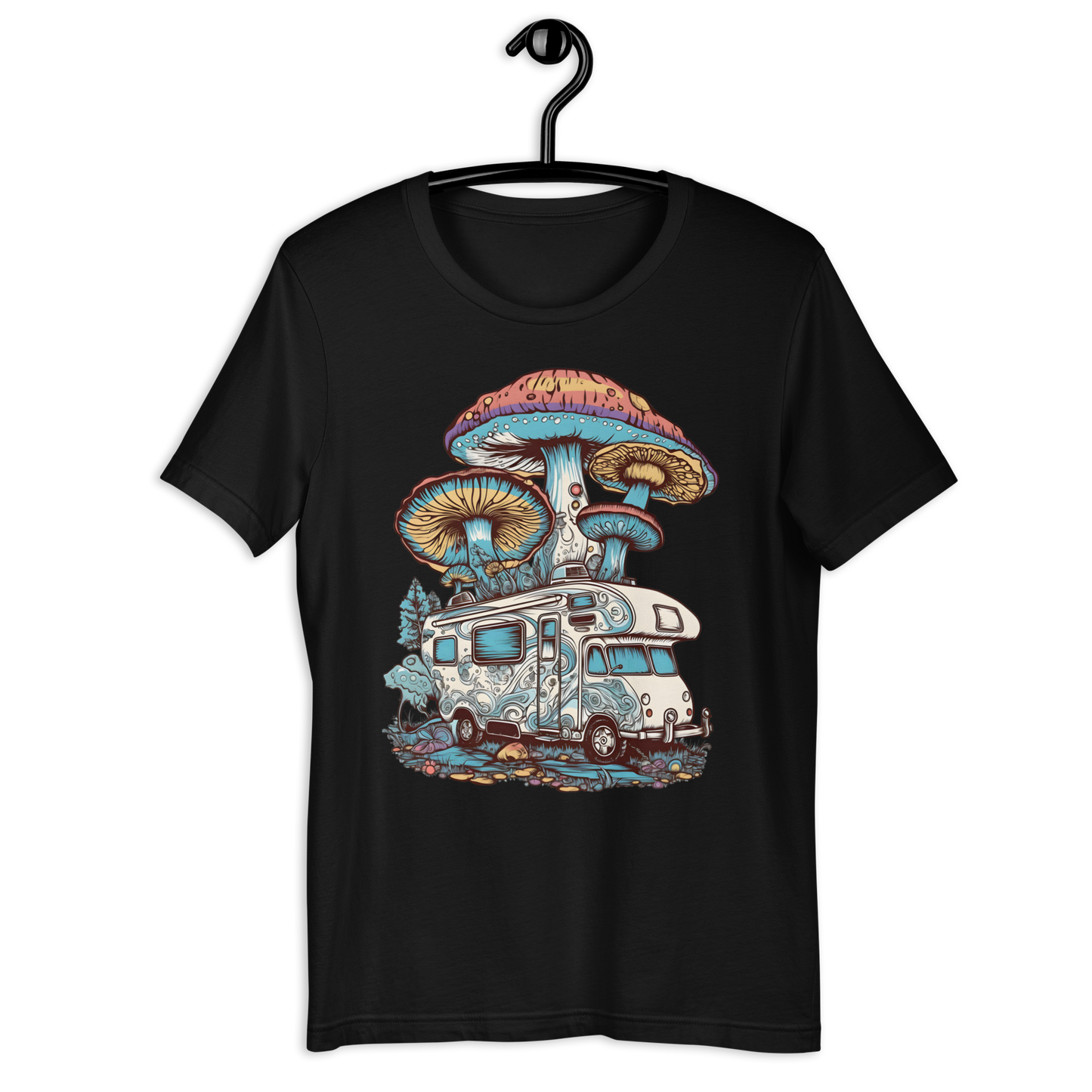 Mushroom RV Camping Unisex t-shirt