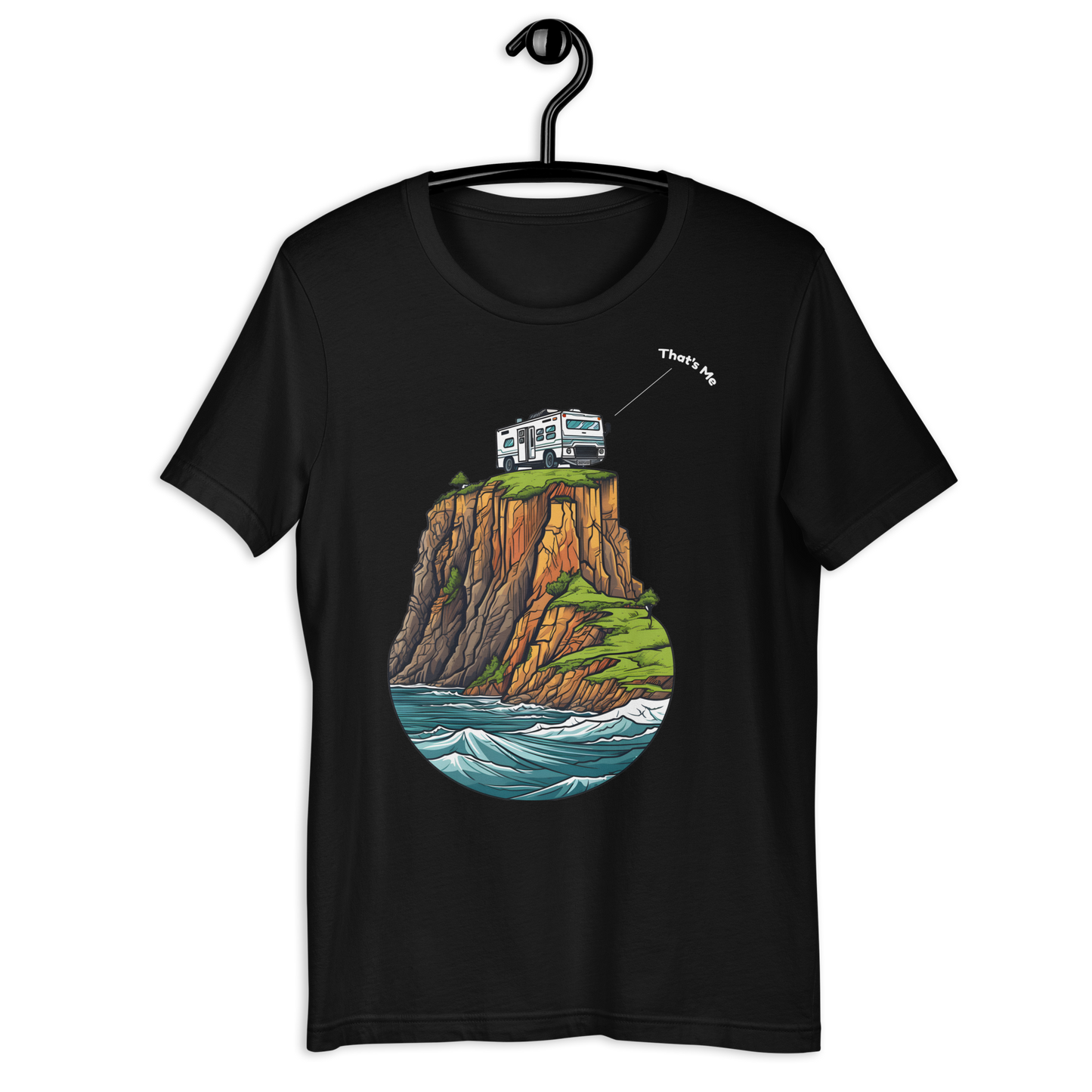 RV Cliff Camper Unisex t-shirt