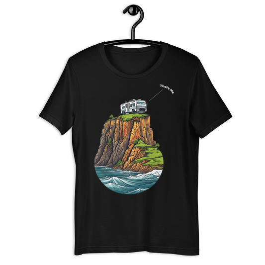 RV Cliff Camper Unisex t-shirt