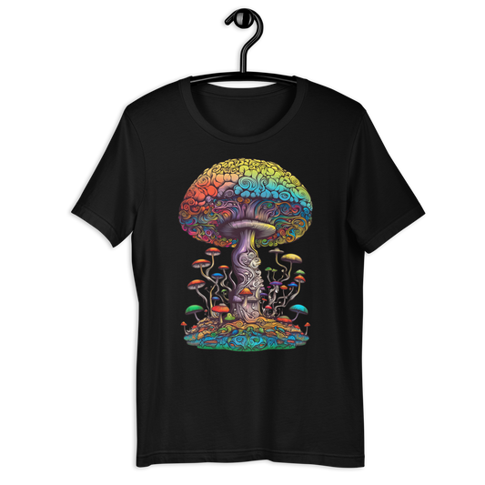 Mushroom Tree Unisex t-shirt