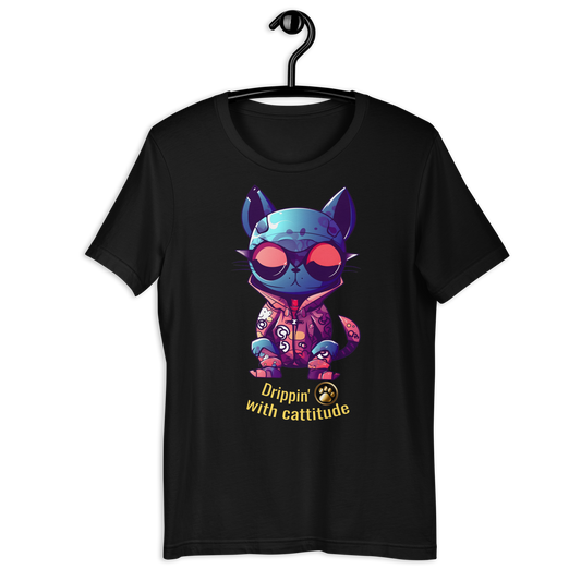 Cat Drip Unisex t-shirt