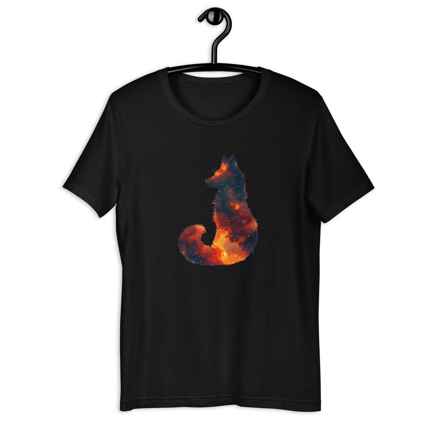 Cosmic Foxy silhouette Unisex t-shirt