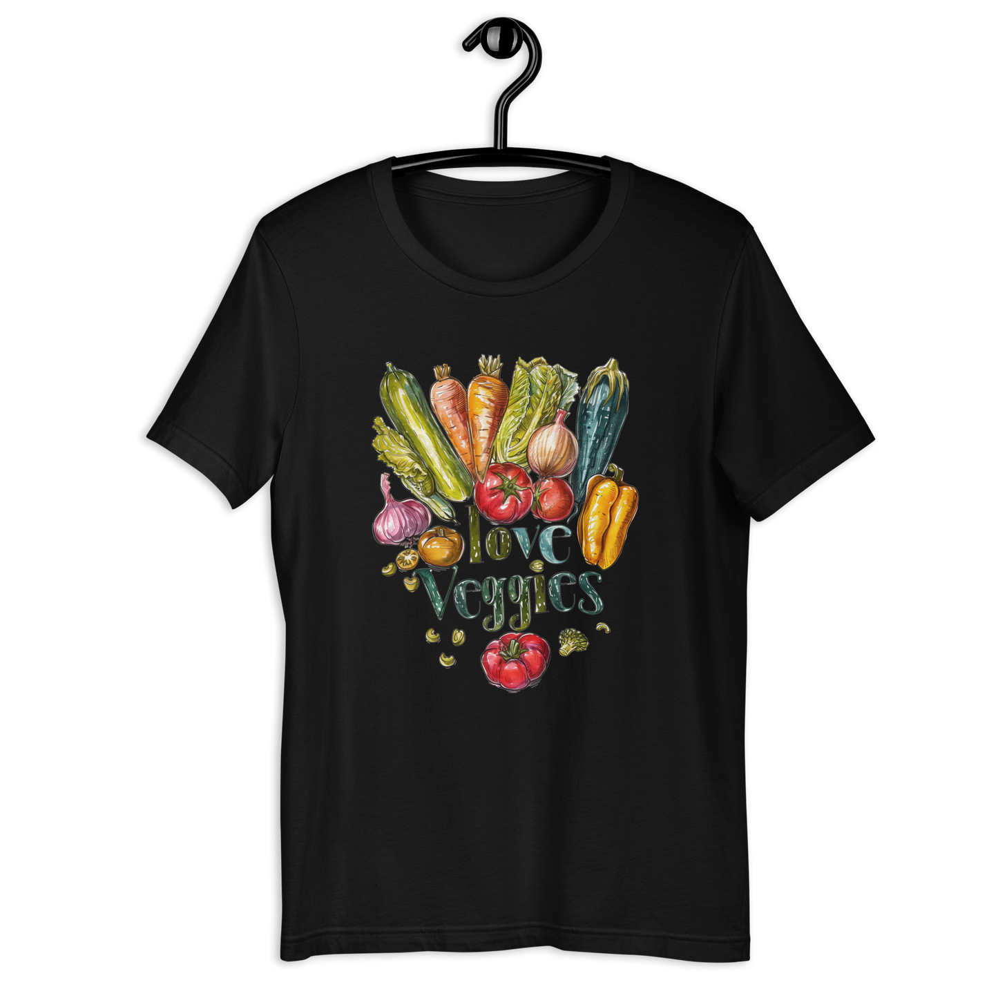 I Love Veggies Unisex t-shirt