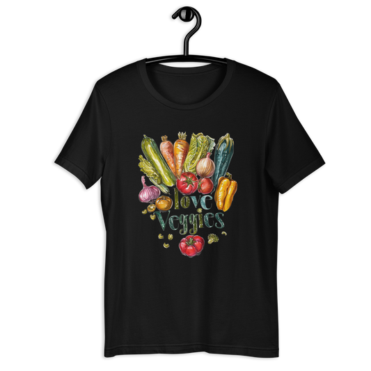 I Love Veggies Unisex t-shirt