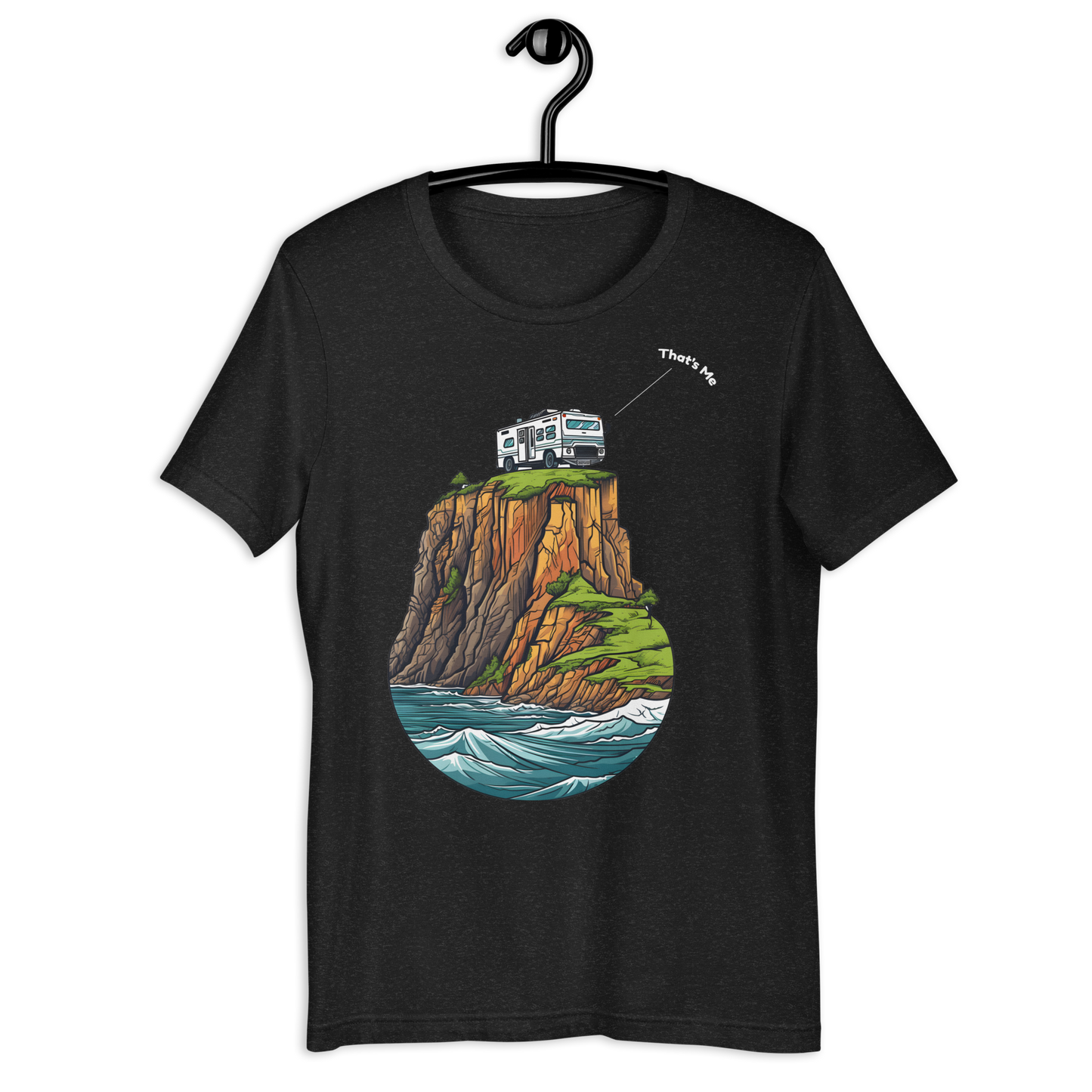 RV Cliff Camper Unisex t-shirt