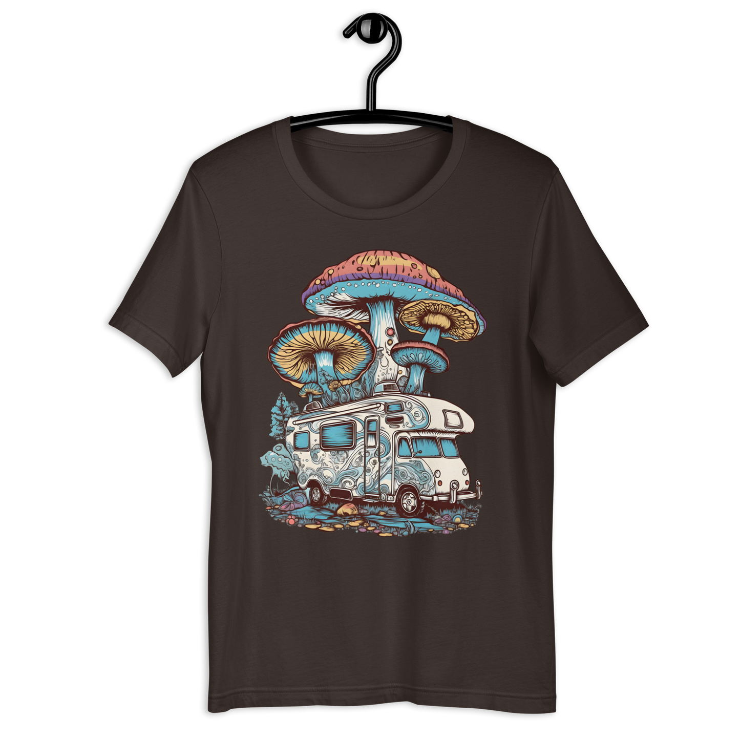 Mushroom RV Camping Unisex t-shirt