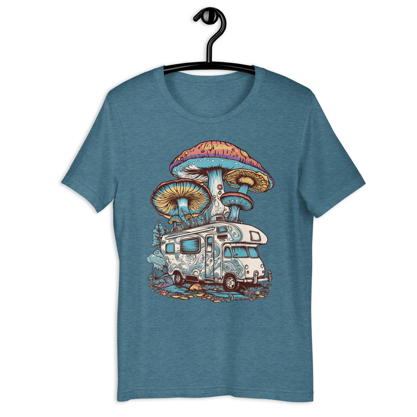 Mushroom RV Camping Unisex t-shirt