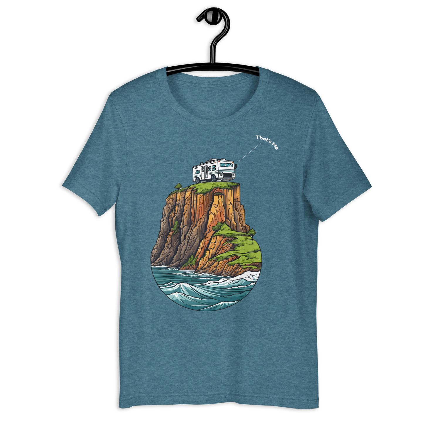 RV Cliff Camper Unisex t-shirt