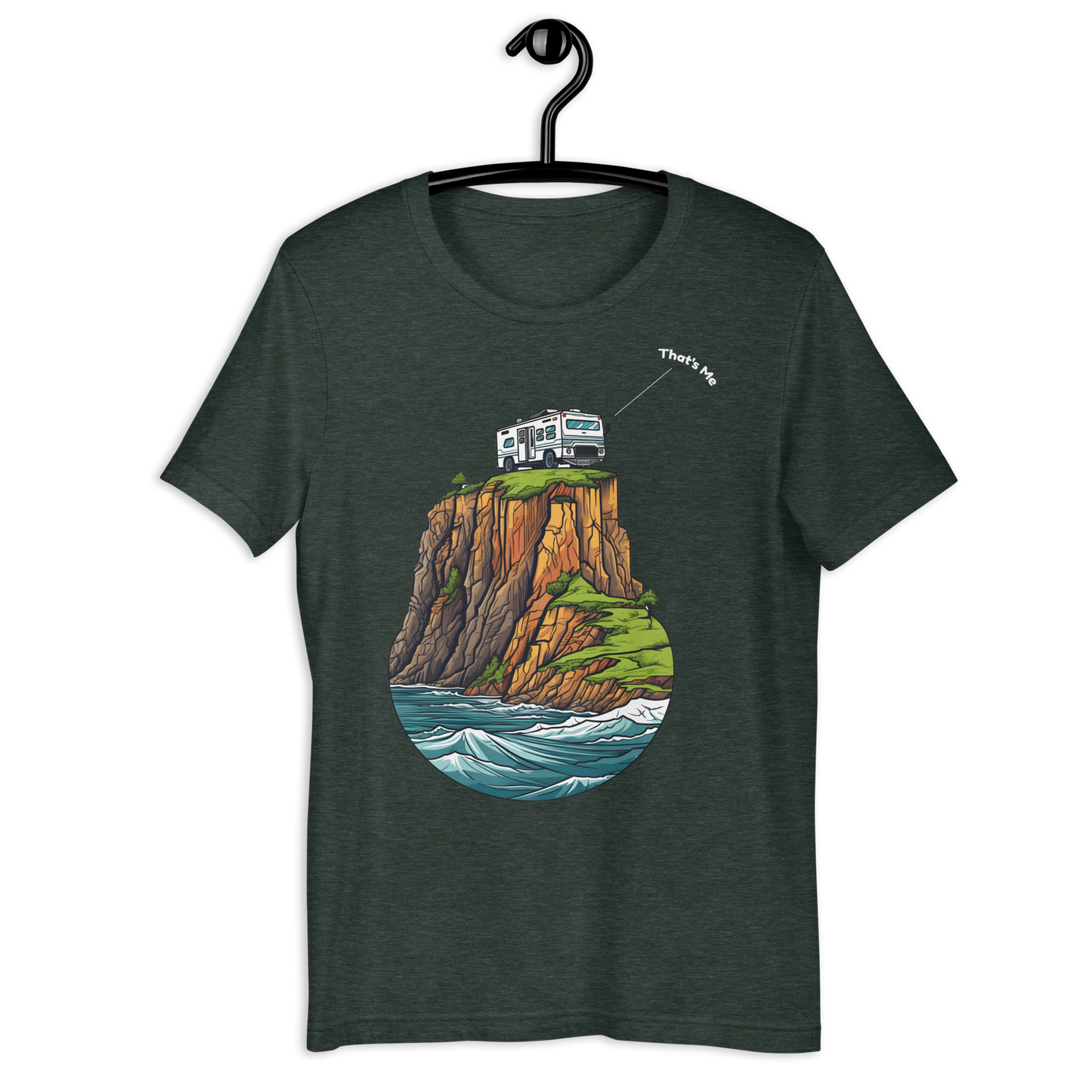 RV Cliff Camper Unisex t-shirt