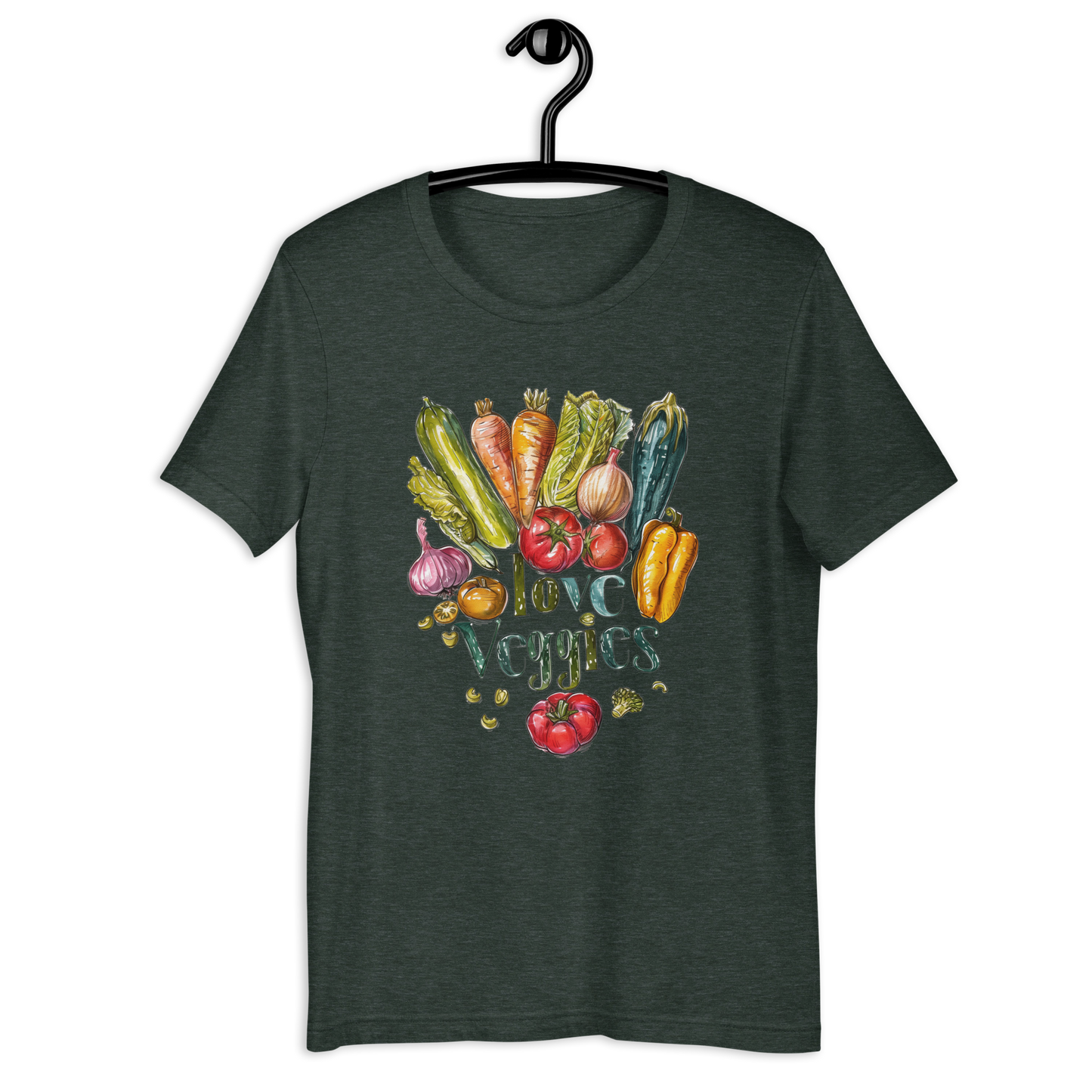 I Love Veggies Unisex t-shirt