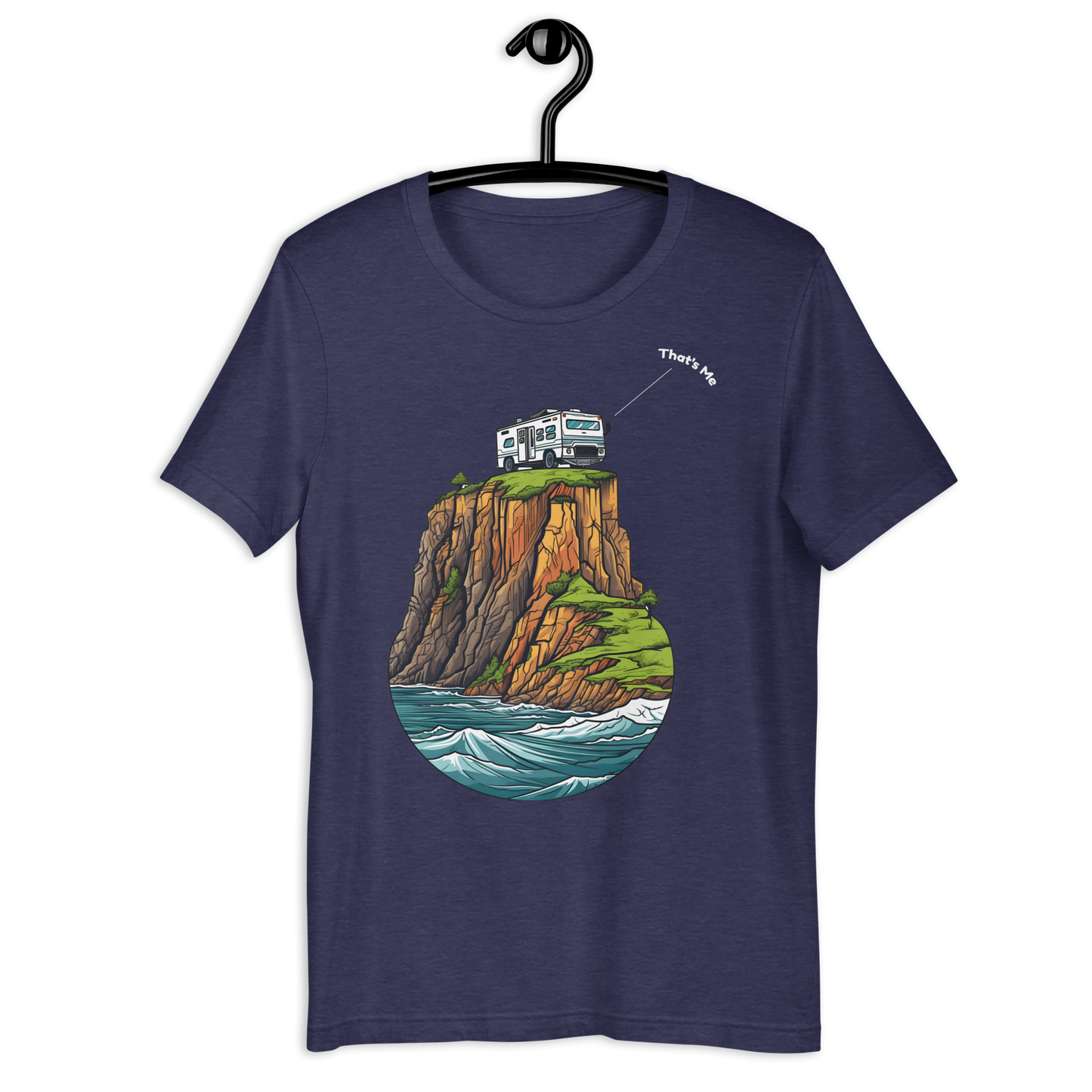 RV Cliff Camper Unisex t-shirt