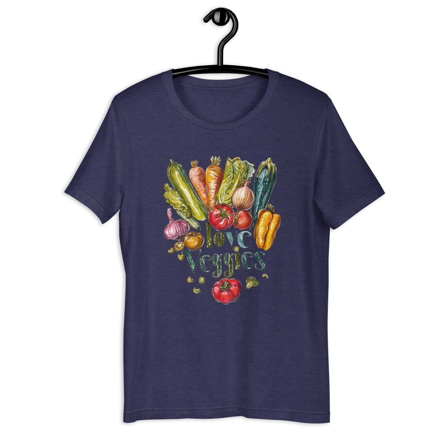 I Love Veggies Unisex t-shirt