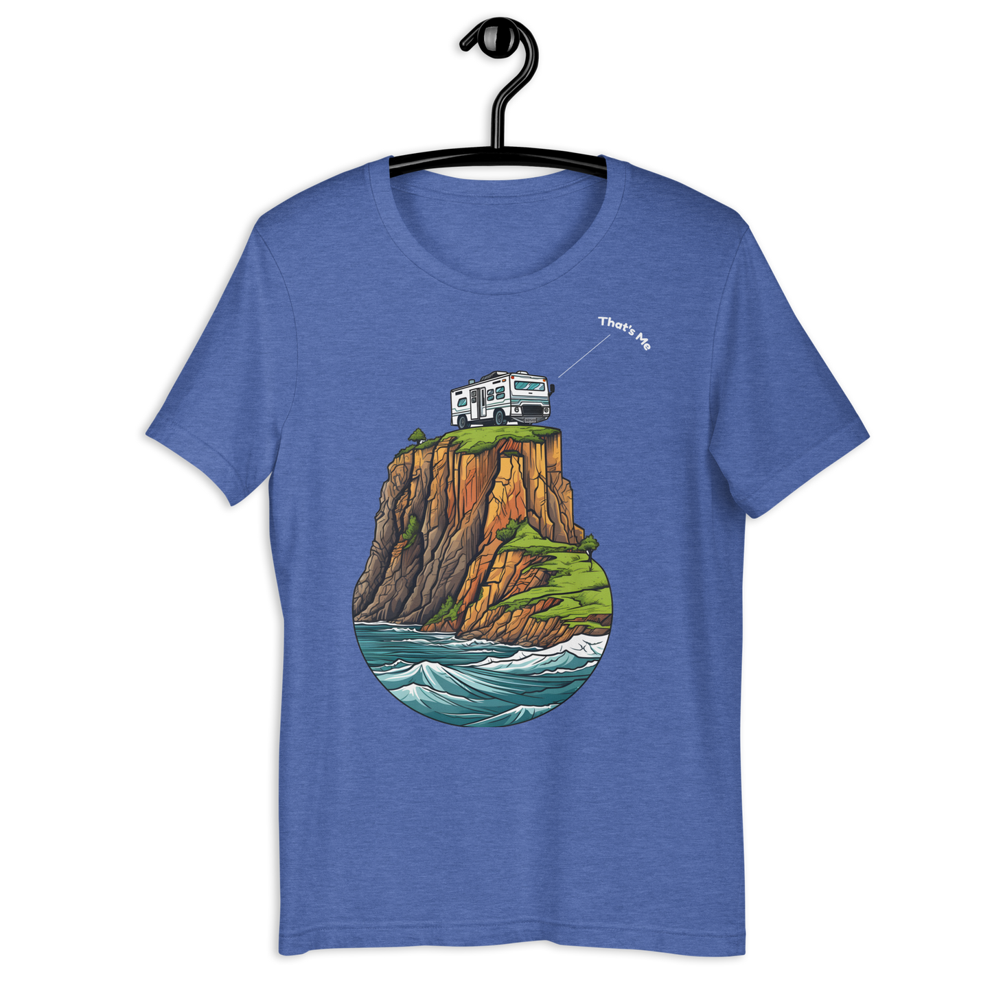 RV Cliff Camper Unisex t-shirt