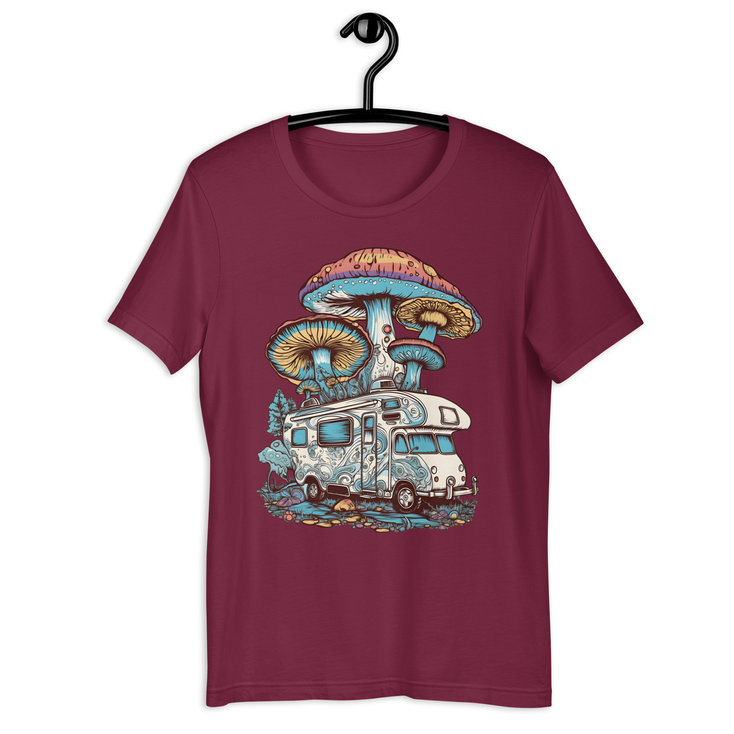 Mushroom RV Camping Unisex t-shirt