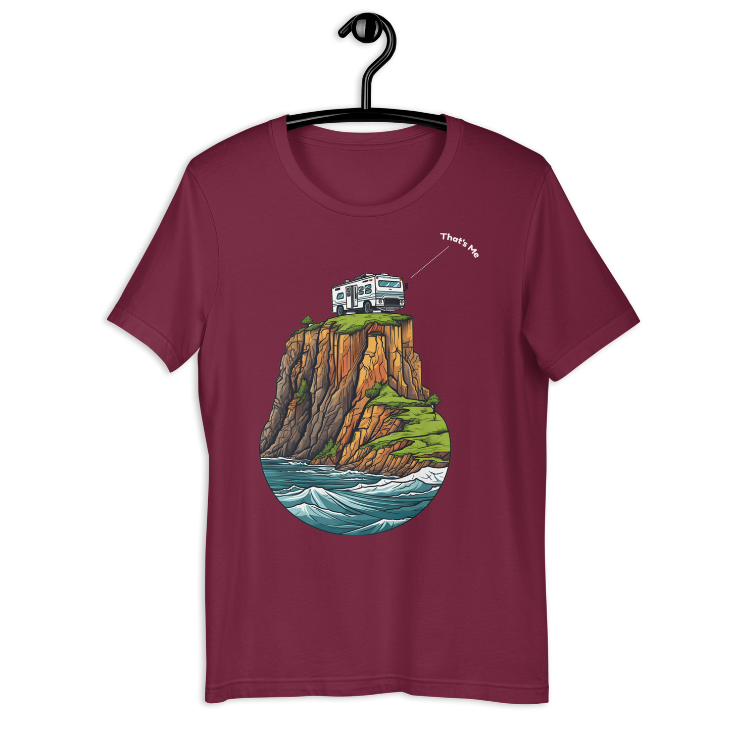 RV Cliff Camper Unisex t-shirt