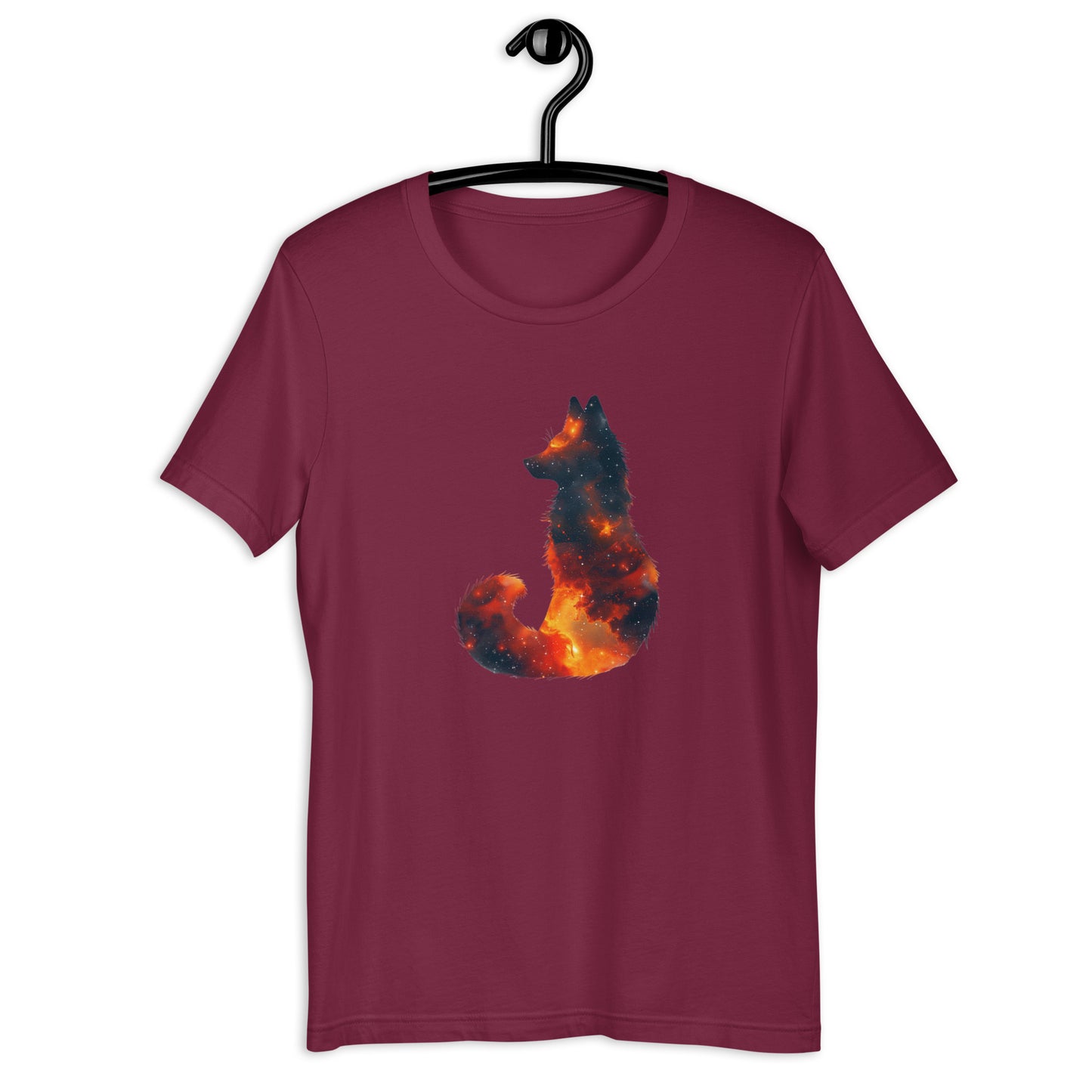 Cosmic Foxy silhouette Unisex t-shirt