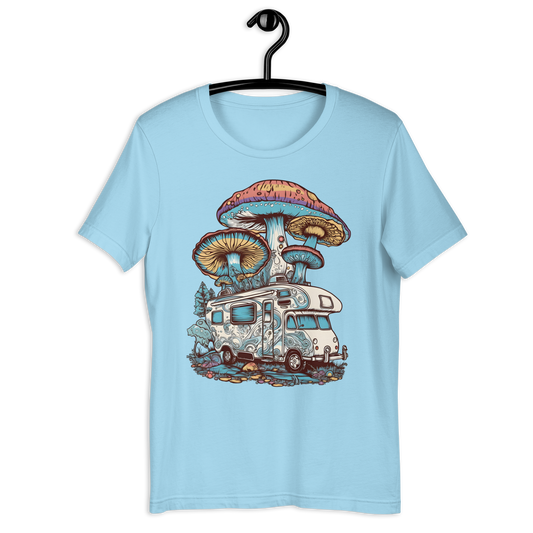 Mushroom RV Camping Unisex t-shirt