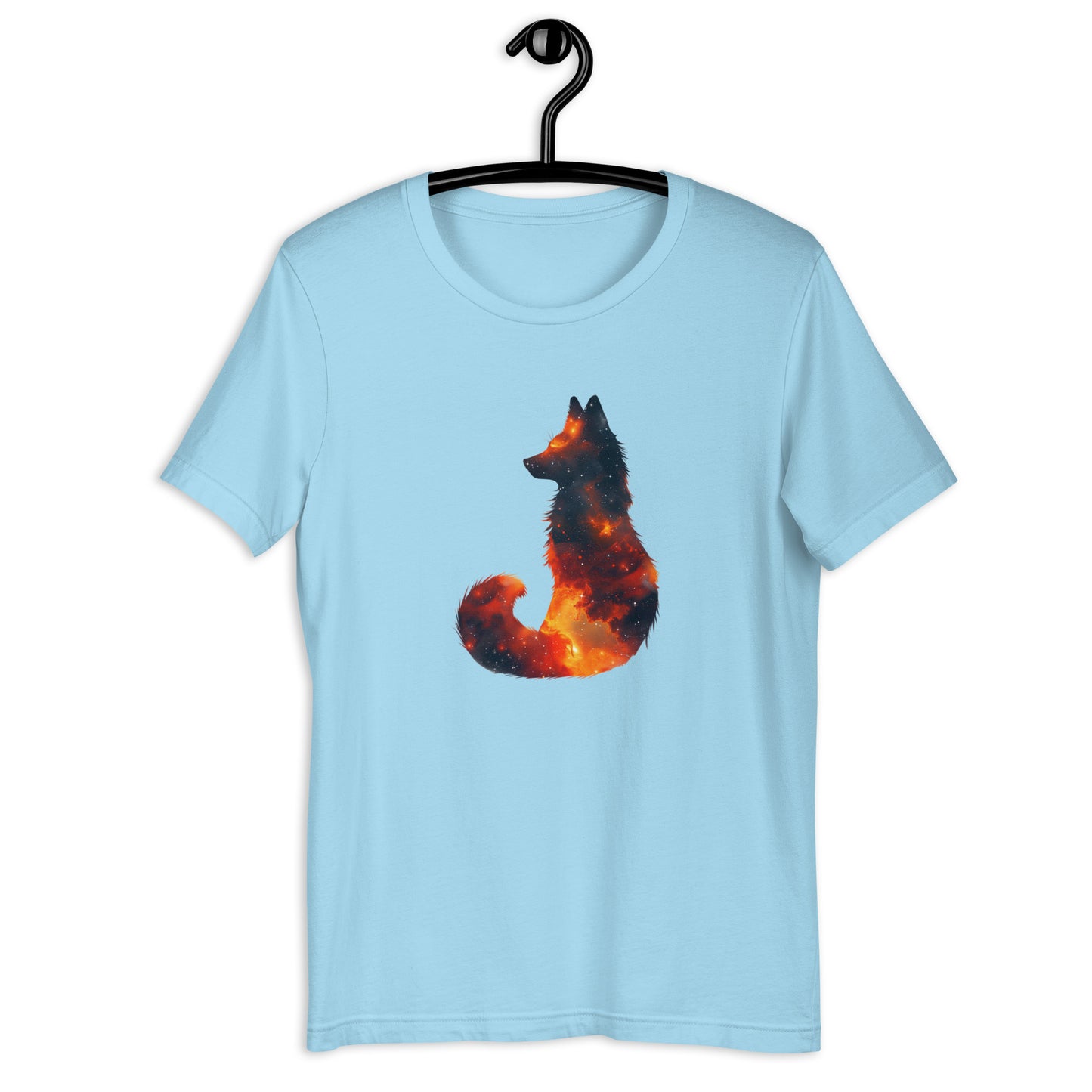 Cosmic Foxy silhouette Unisex t-shirt