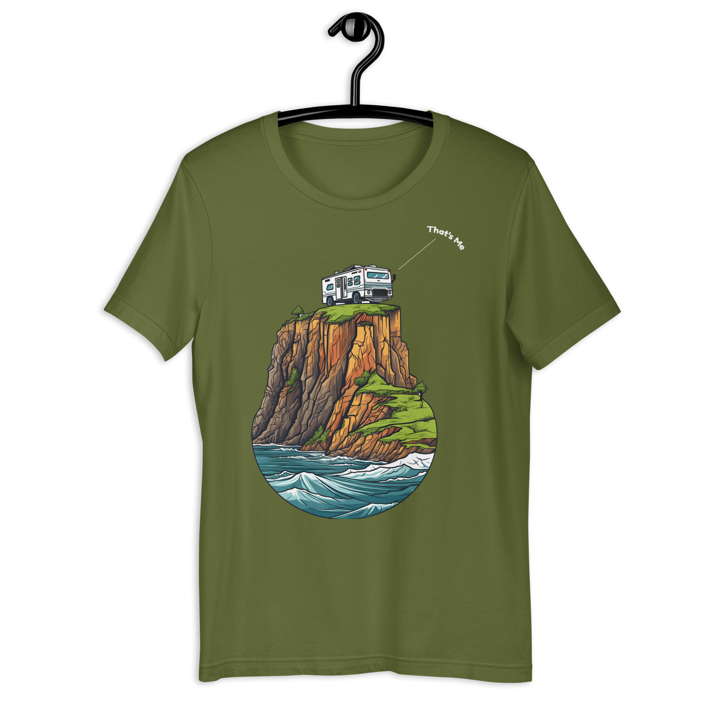 RV Cliff Camper Unisex t-shirt