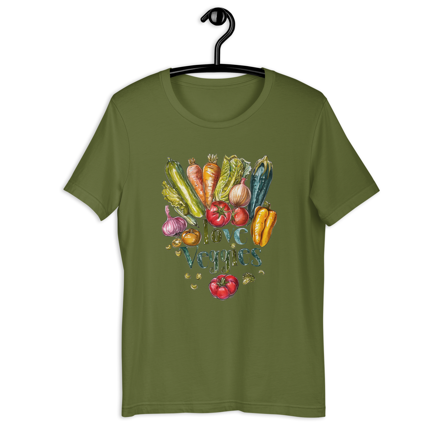 I Love Veggies Unisex t-shirt