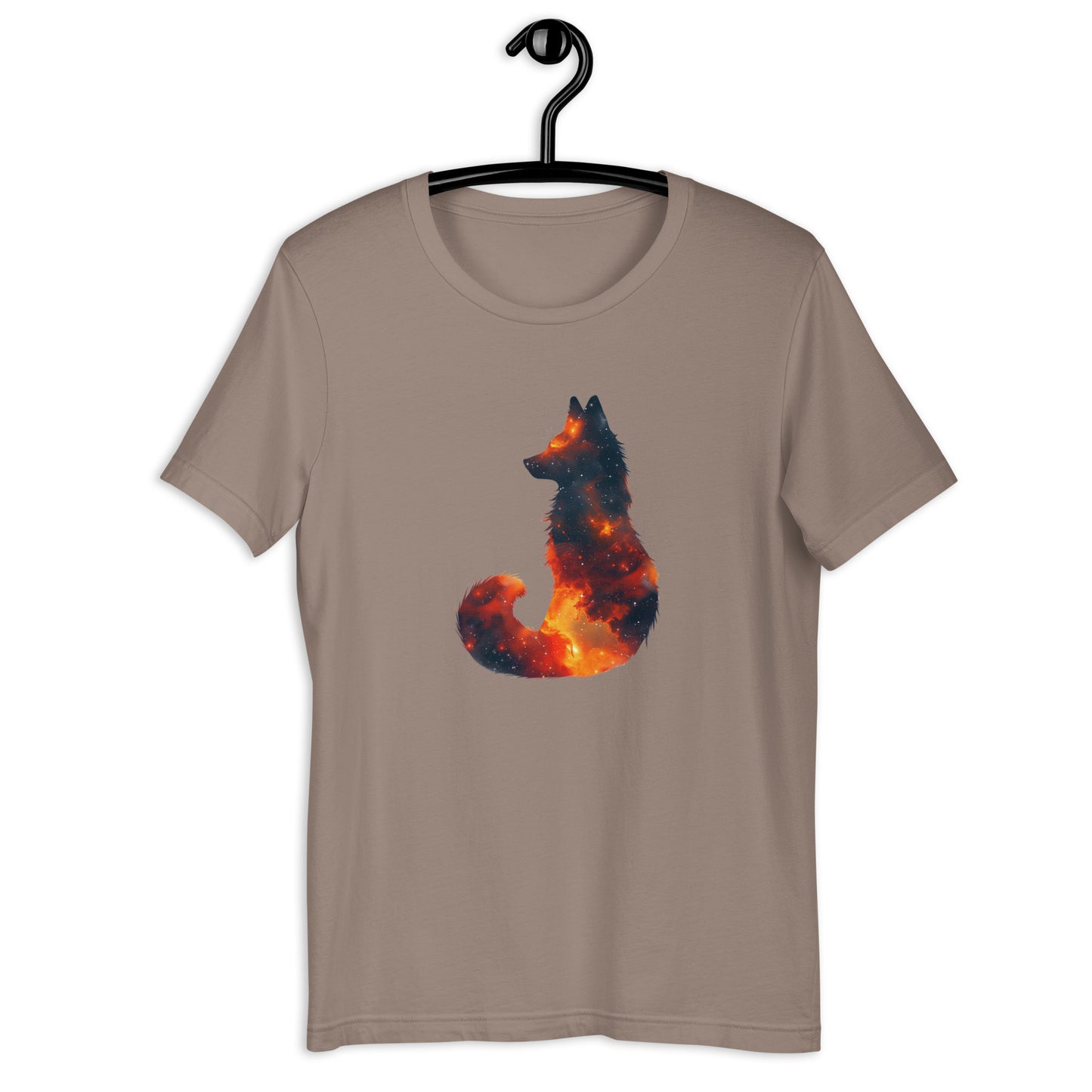 Cosmic Foxy silhouette Unisex t-shirt