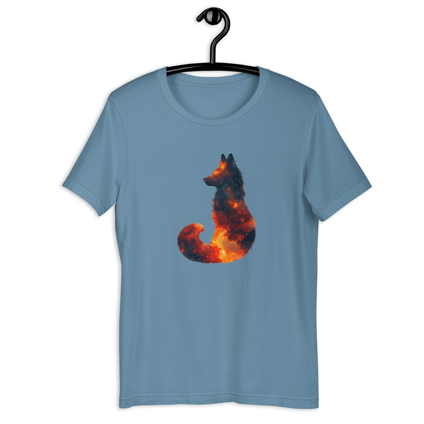 Cosmic Foxy silhouette Unisex t-shirt