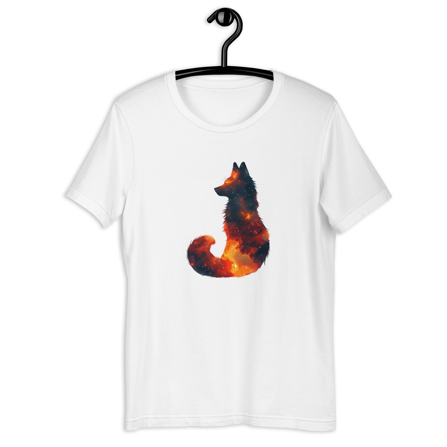 Cosmic Foxy silhouette Unisex t-shirt