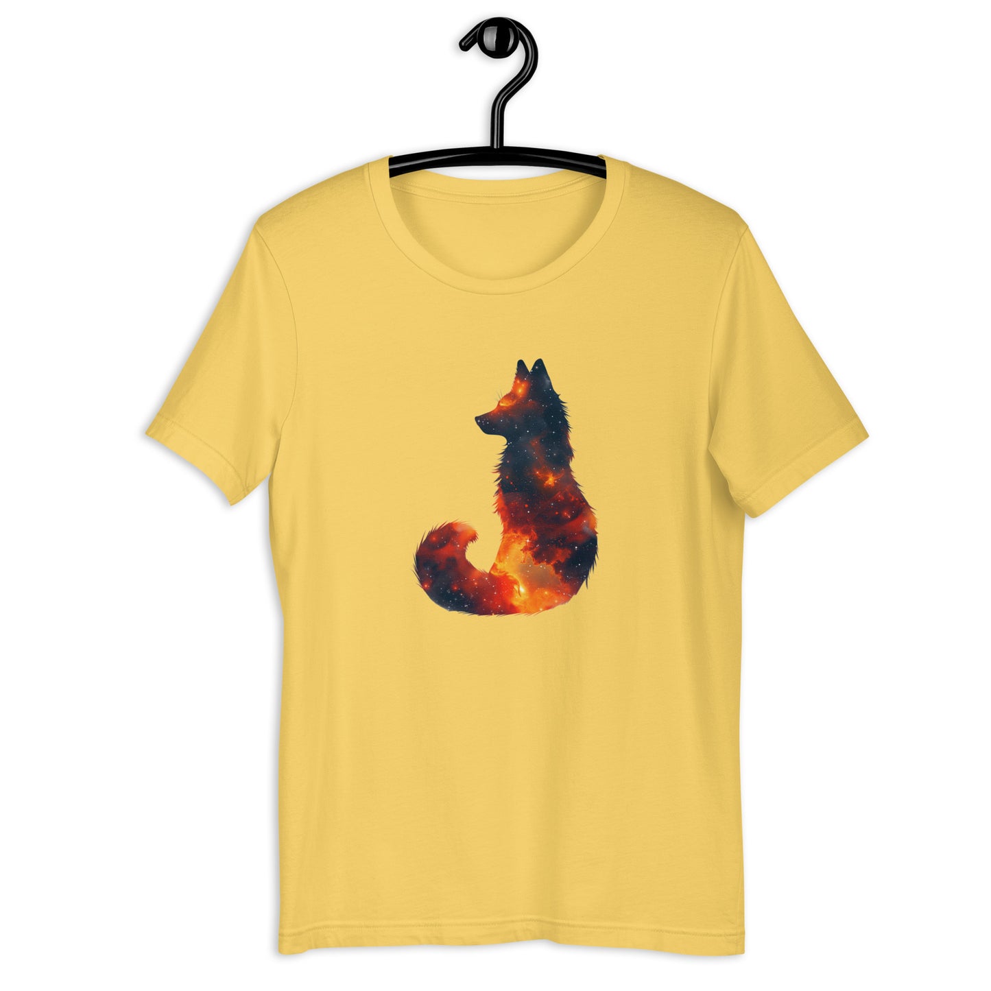 Cosmic Foxy silhouette Unisex t-shirt