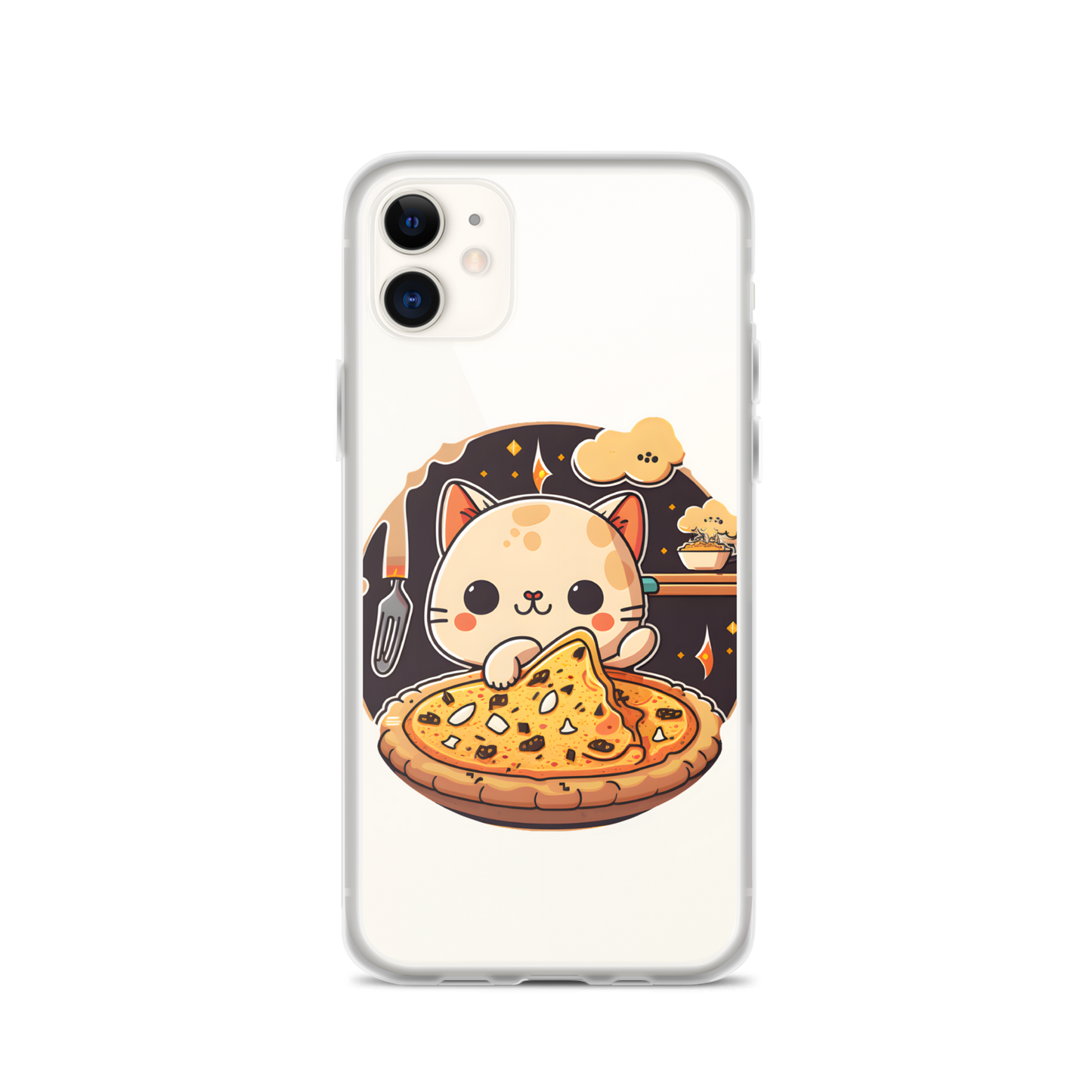 Kawaii kitty Clear Case for iPhone®