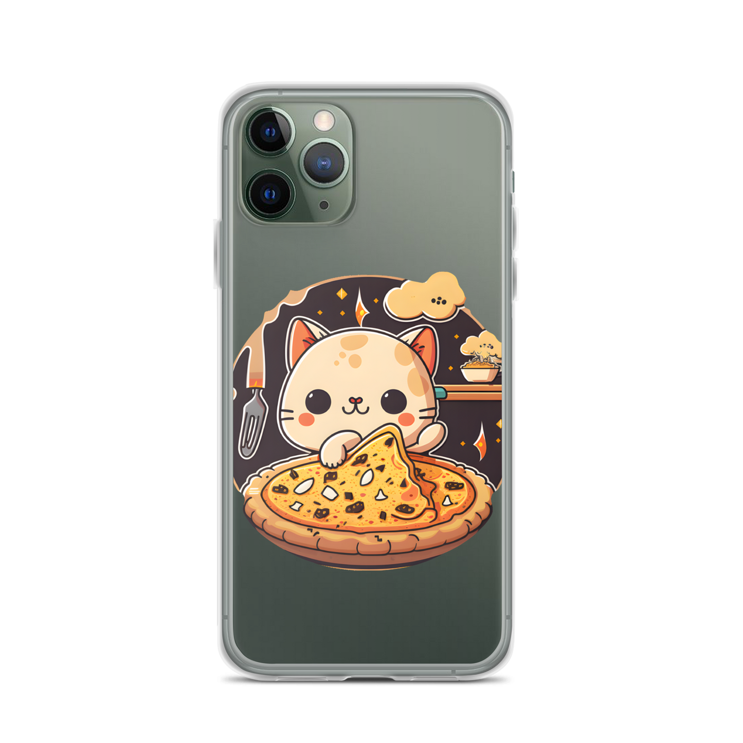 Kawaii kitty Clear Case for iPhone®