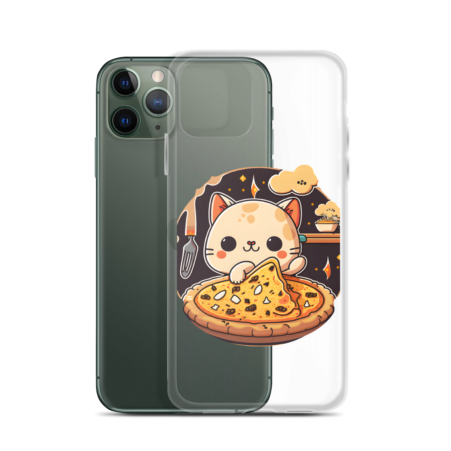 Kawaii kitty Clear Case for iPhone®