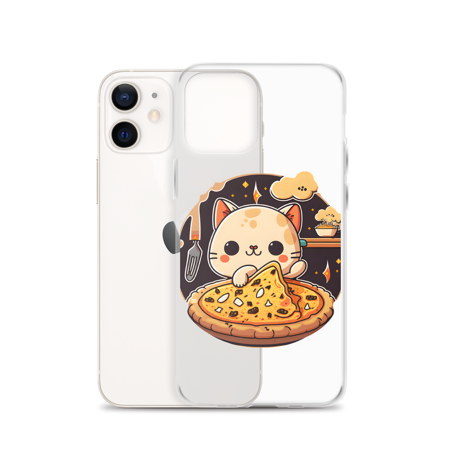 Kawaii kitty Clear Case for iPhone®