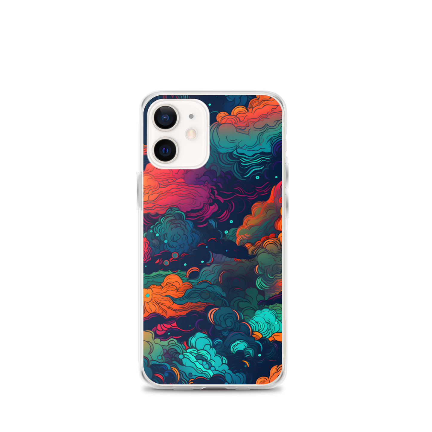 Abstract Neon Cloud Night Clear Case for iPhone®