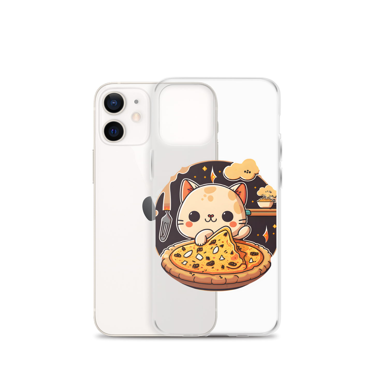 Kawaii kitty Clear Case for iPhone®