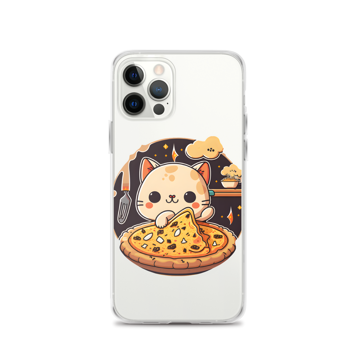 Kawaii kitty Clear Case for iPhone®