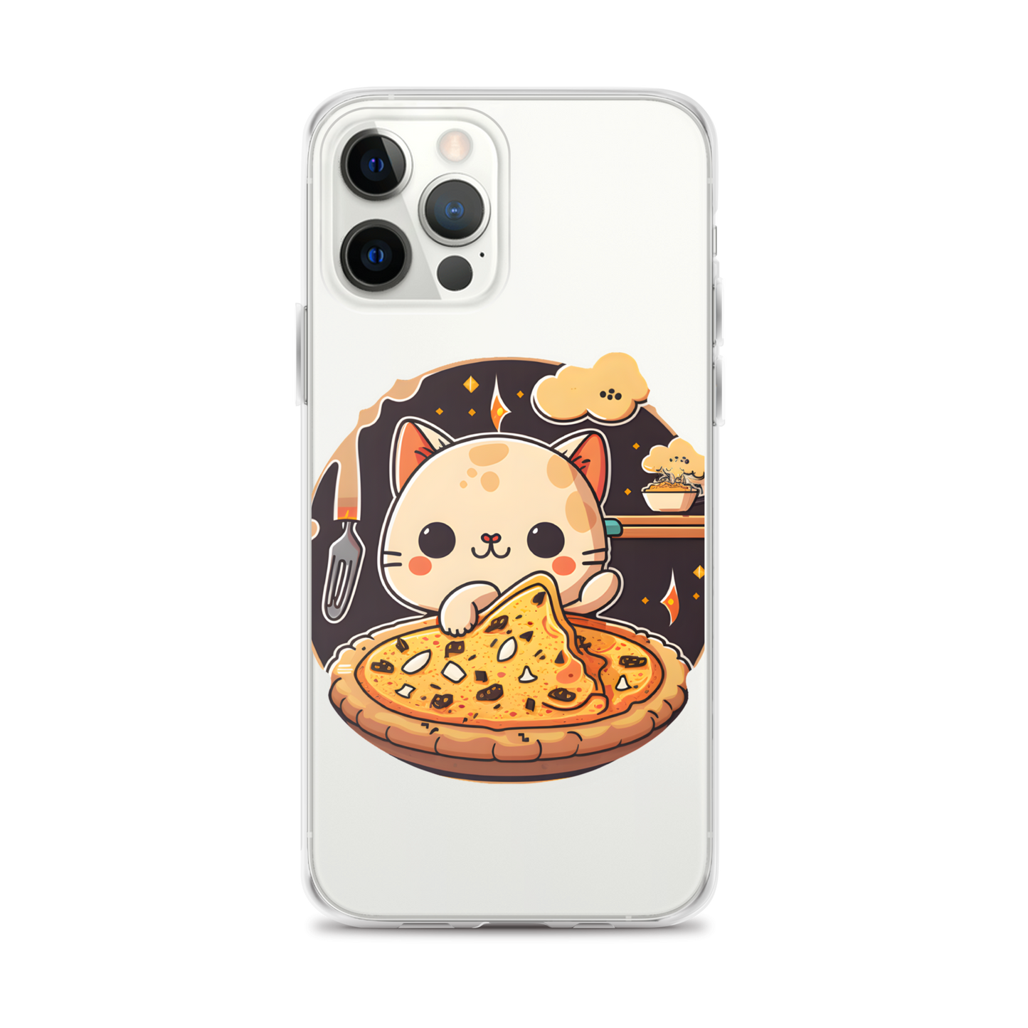 Kawaii kitty Clear Case for iPhone®