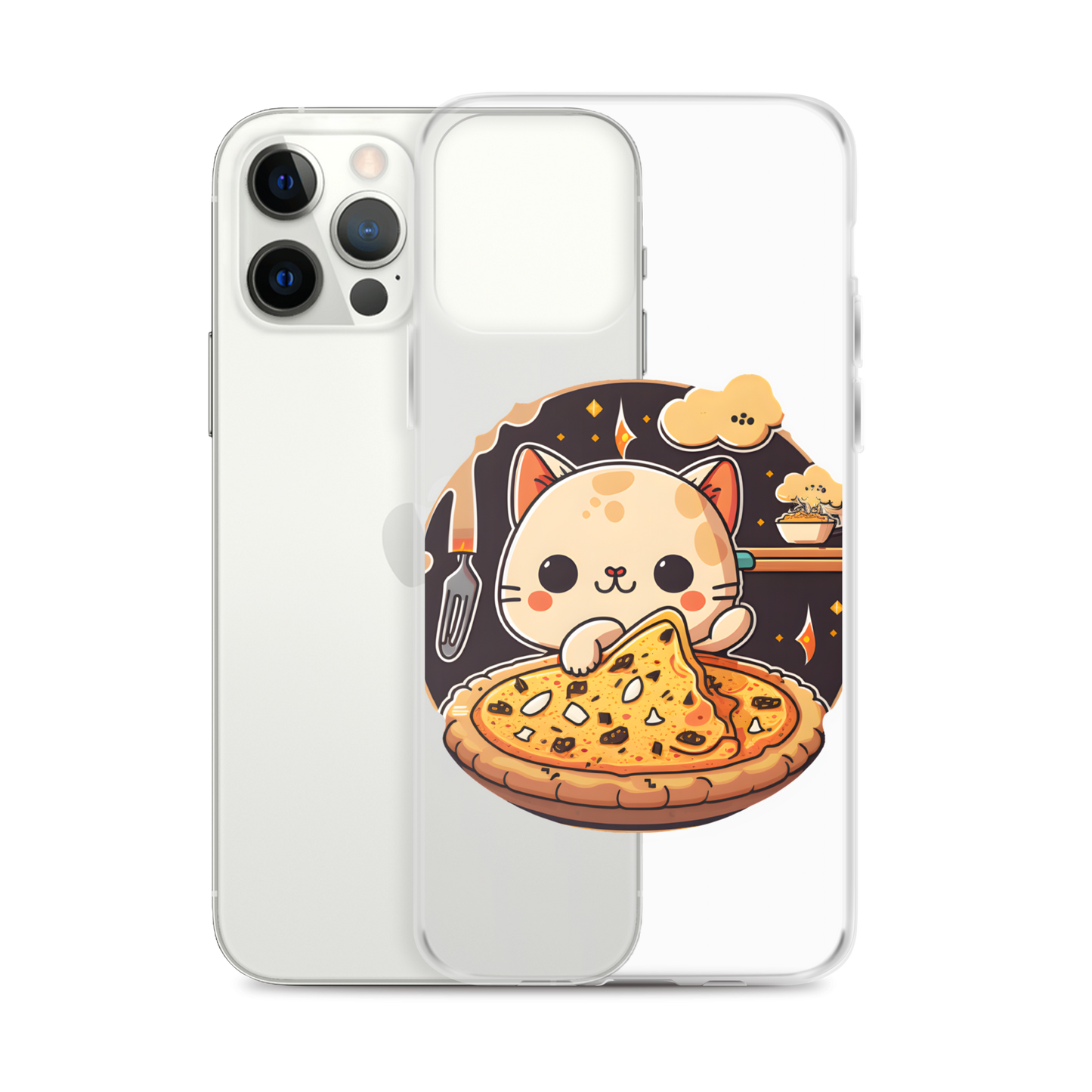 Kawaii kitty Clear Case for iPhone®