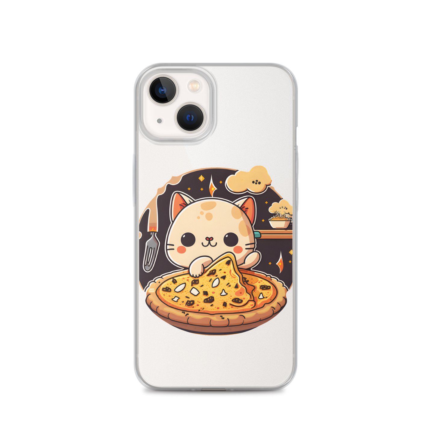 Kawaii kitty Clear Case for iPhone®