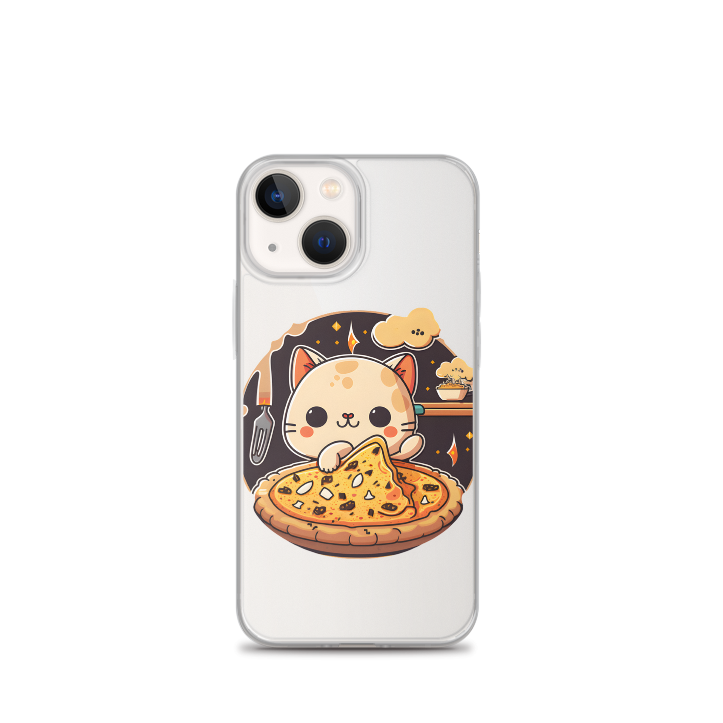 Kawaii kitty Clear Case for iPhone®