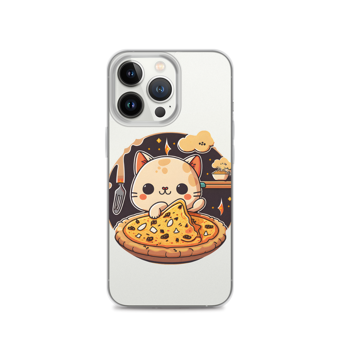 Kawaii kitty Clear Case for iPhone®