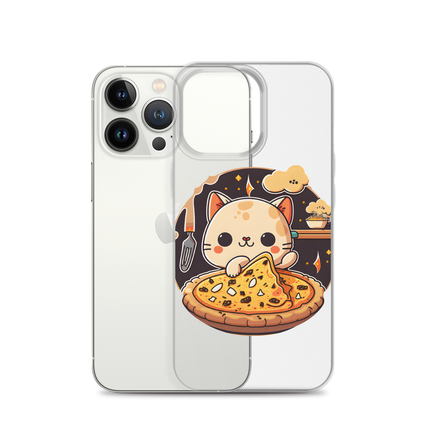 Kawaii kitty Clear Case for iPhone®