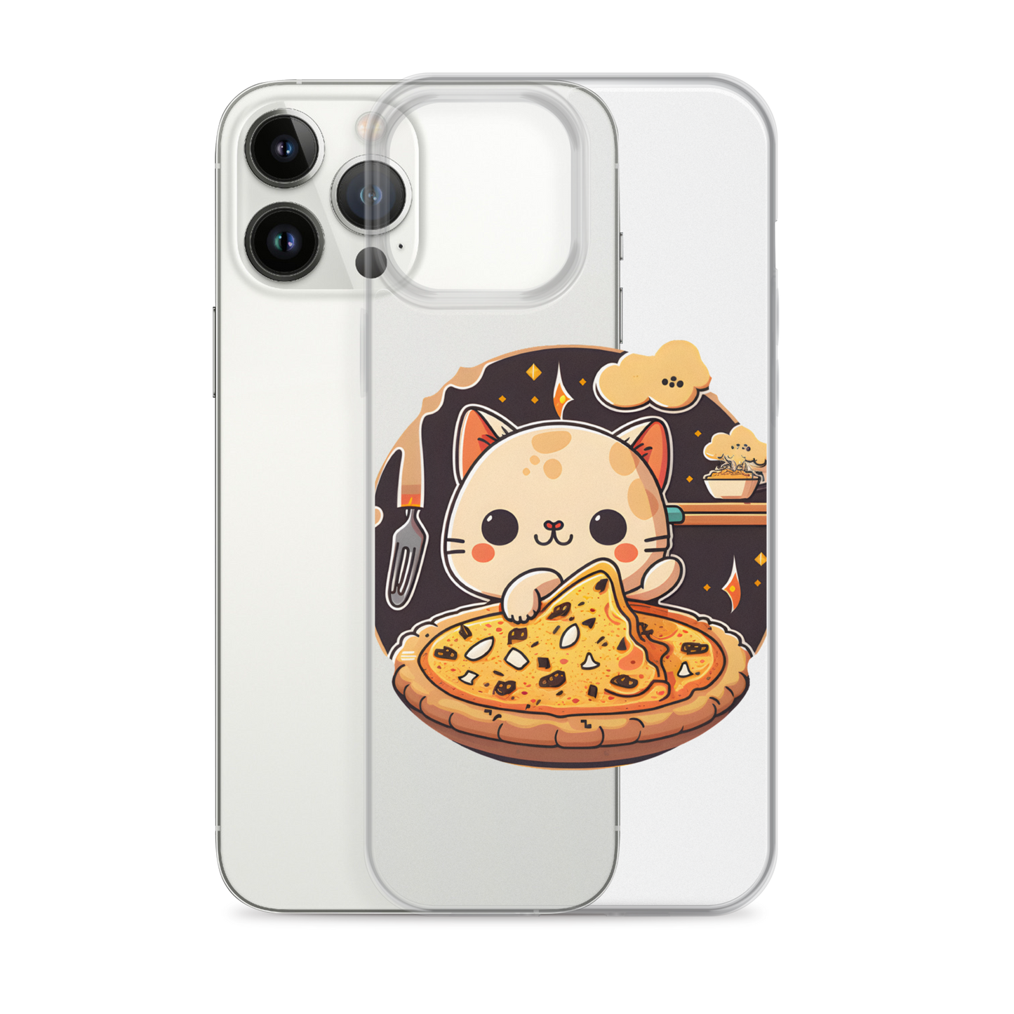 Kawaii kitty Clear Case for iPhone®