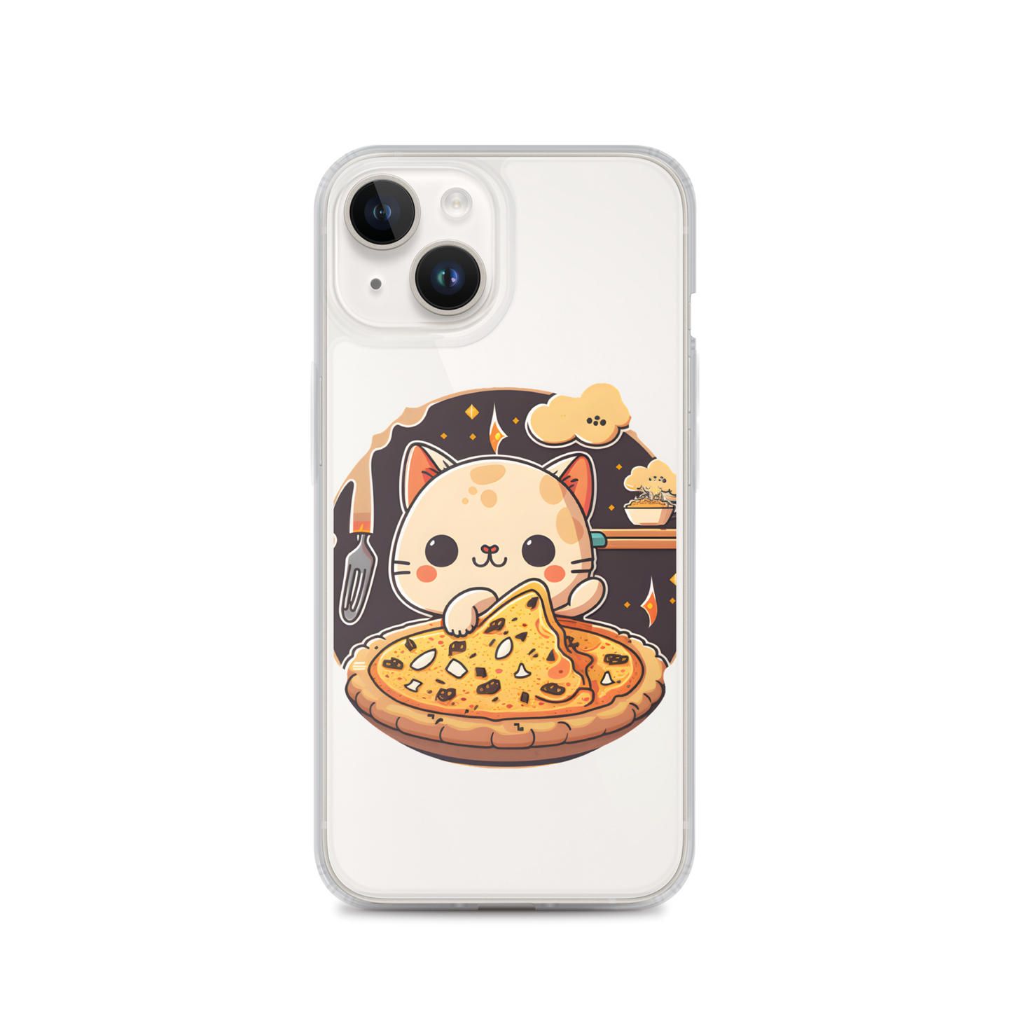 Kawaii kitty Clear Case for iPhone®