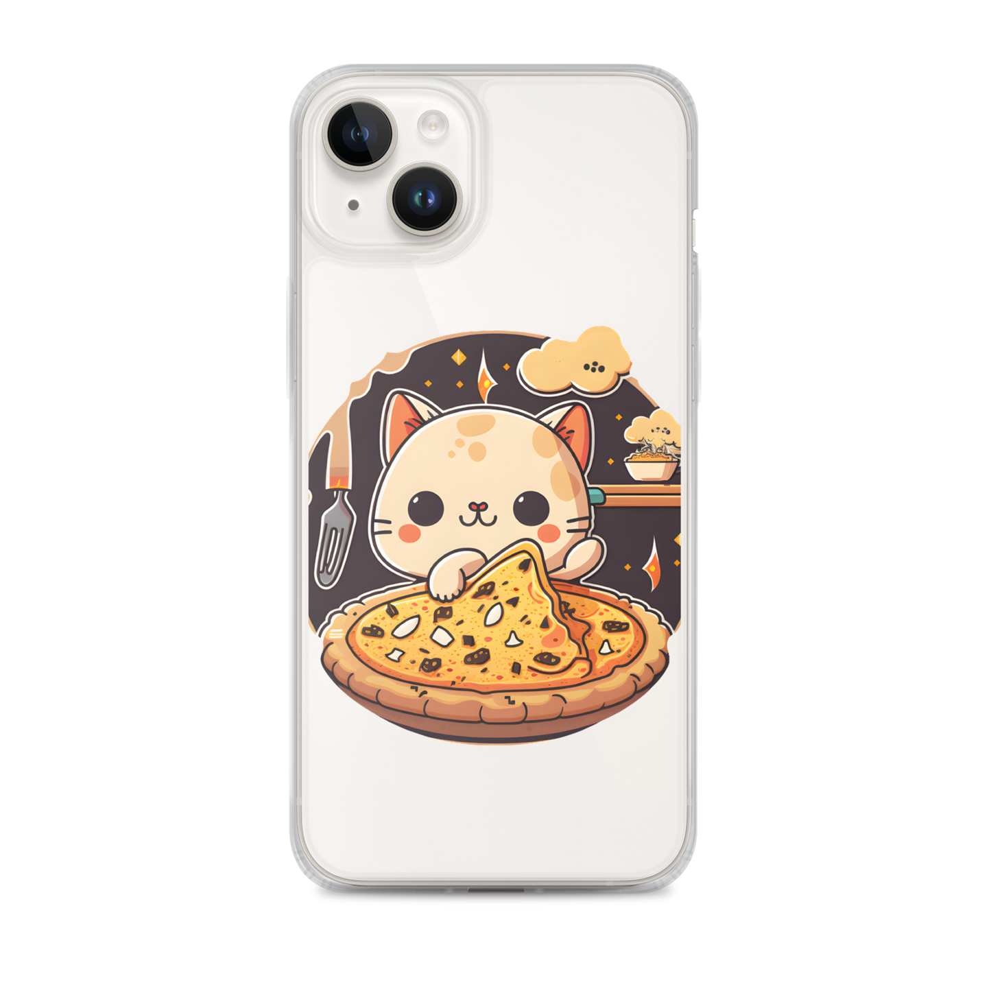 Kawaii kitty Clear Case for iPhone®