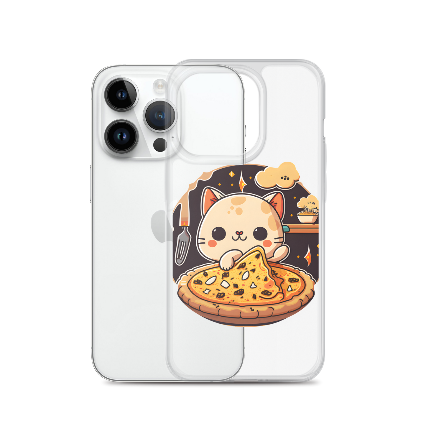 Kawaii kitty Clear Case for iPhone®